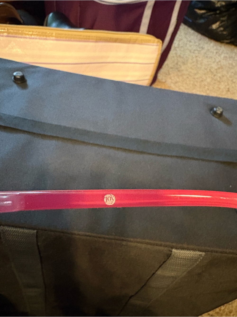 Joy Mangano Women's Burgundy Tortoiseshell Cat-Eye Reading Glasses 2.0 - Picture 4 of 5